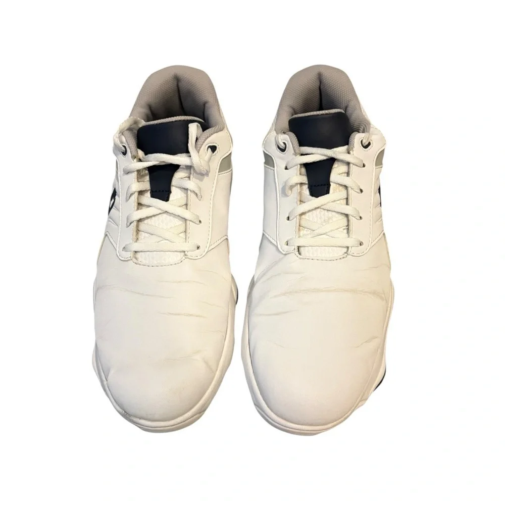 FootJoy White & Navy Golf Shoes ⛳ Classic Performance, Size US 9.5 — Orig. $110